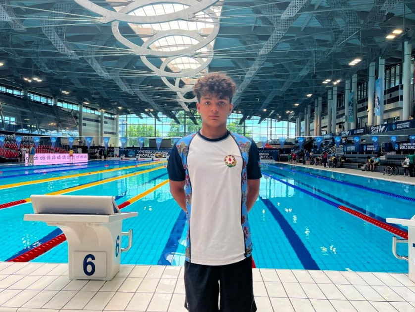 Our athlete is in the final