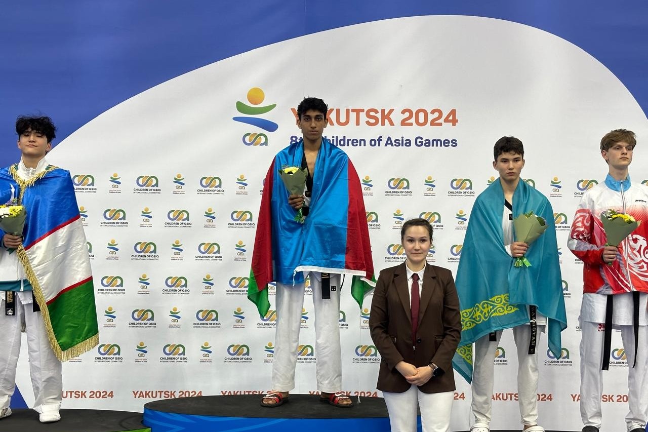 Our taekwondo players won  medals in Children of Asia