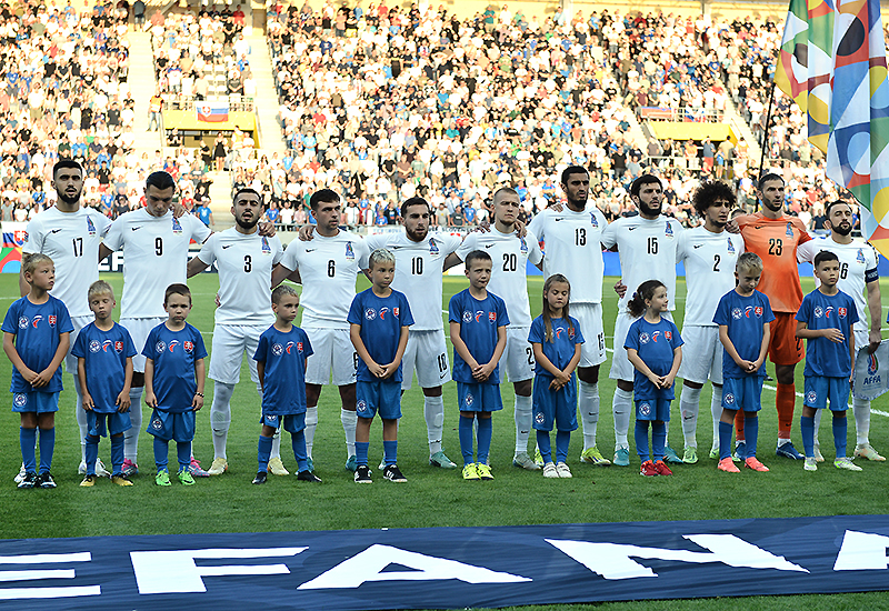 The national team has fallen again