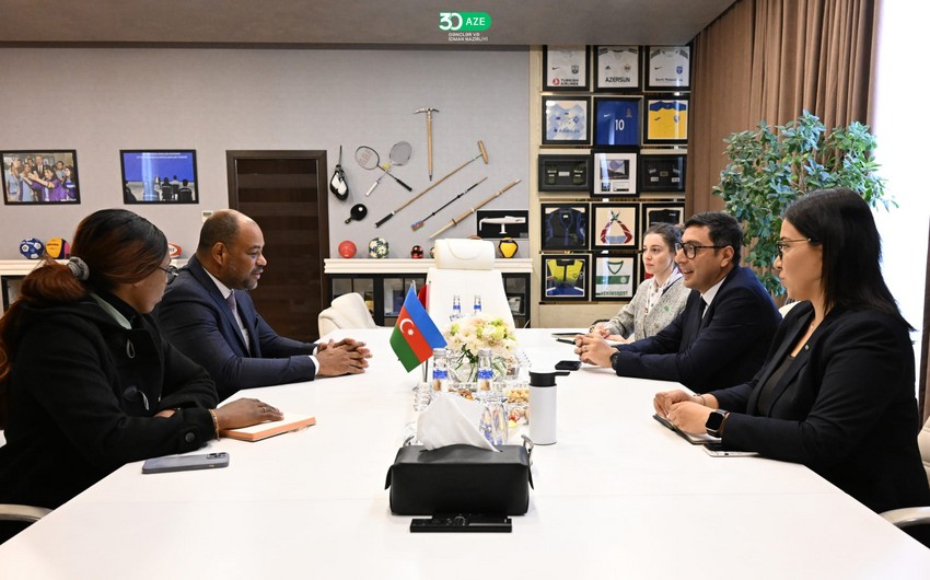 Farid Gayibov received the Deputy Minister of Youth and Sports of Angola