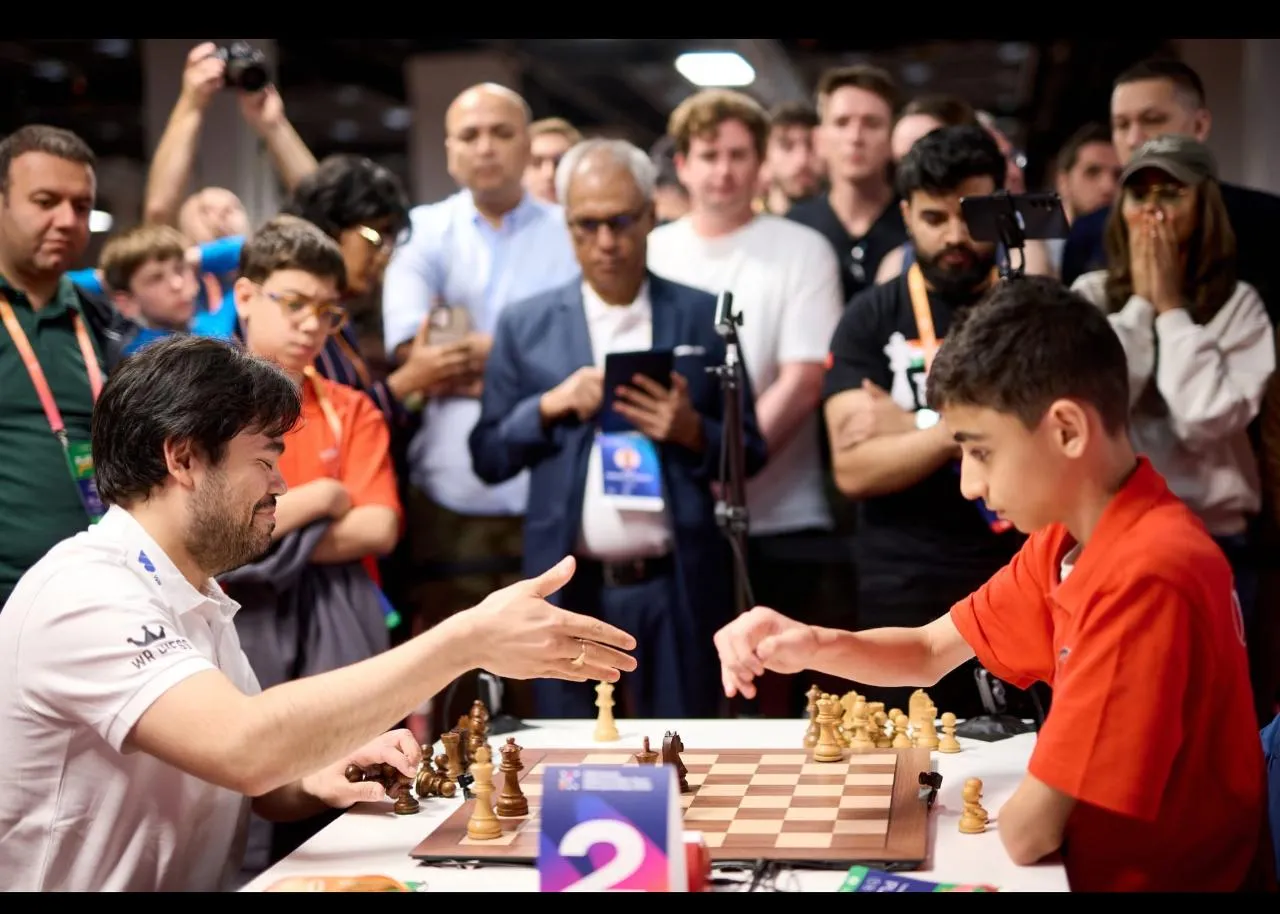 Statement from yearold Azerbaijani chess player who shocked the world