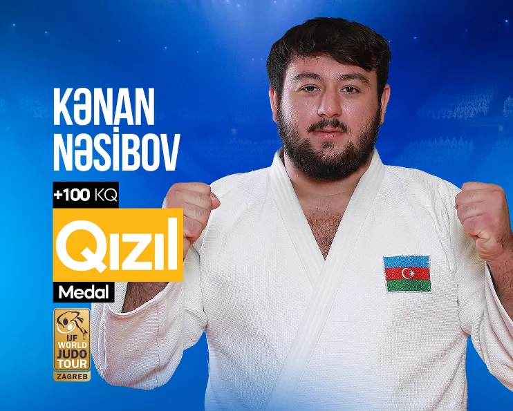 Our judoka Kenan Nasibov wins Gold at tournament in Croatia