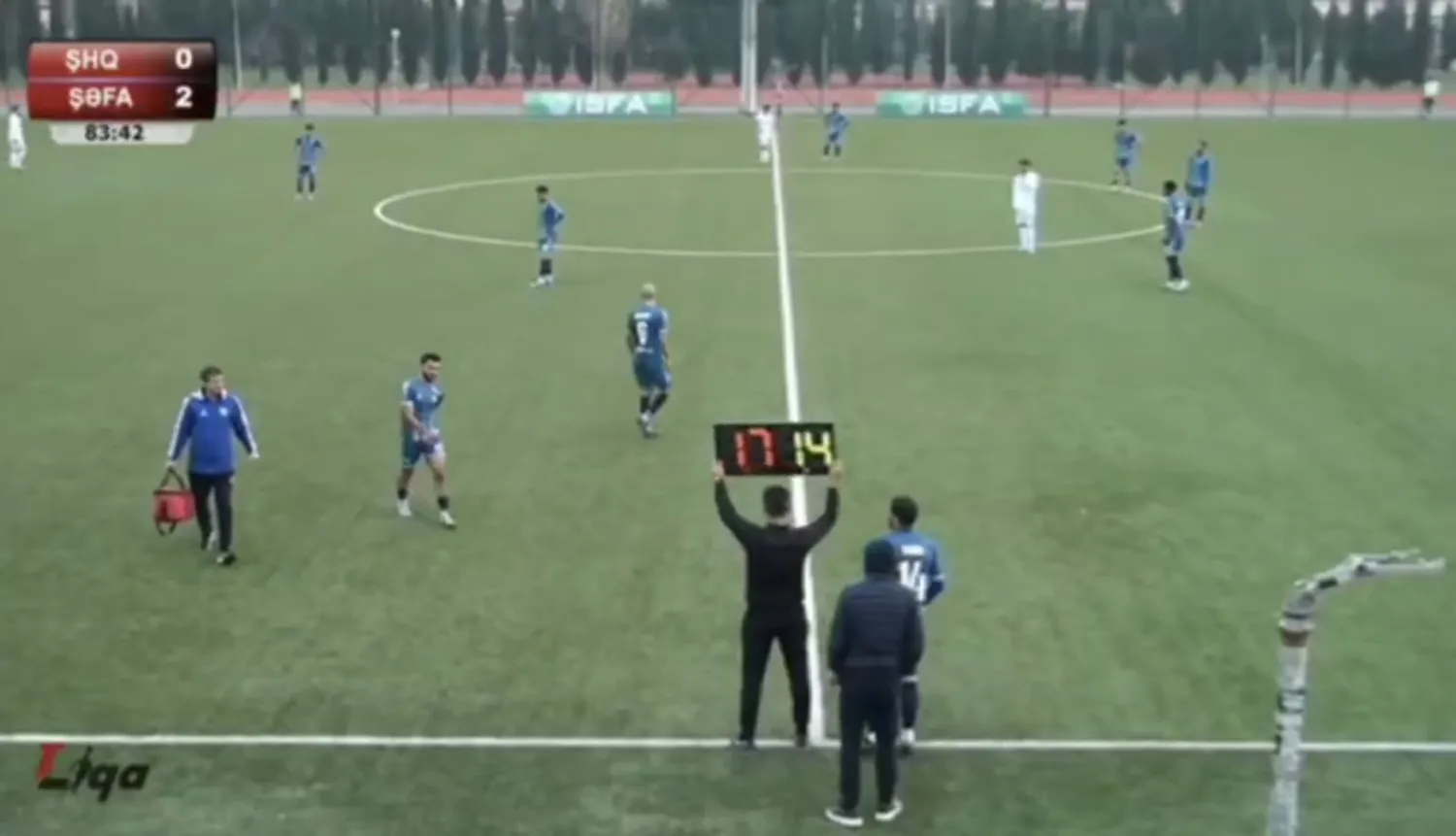 First League Şahdağ Qusar president enters the game as a player  VIDEO