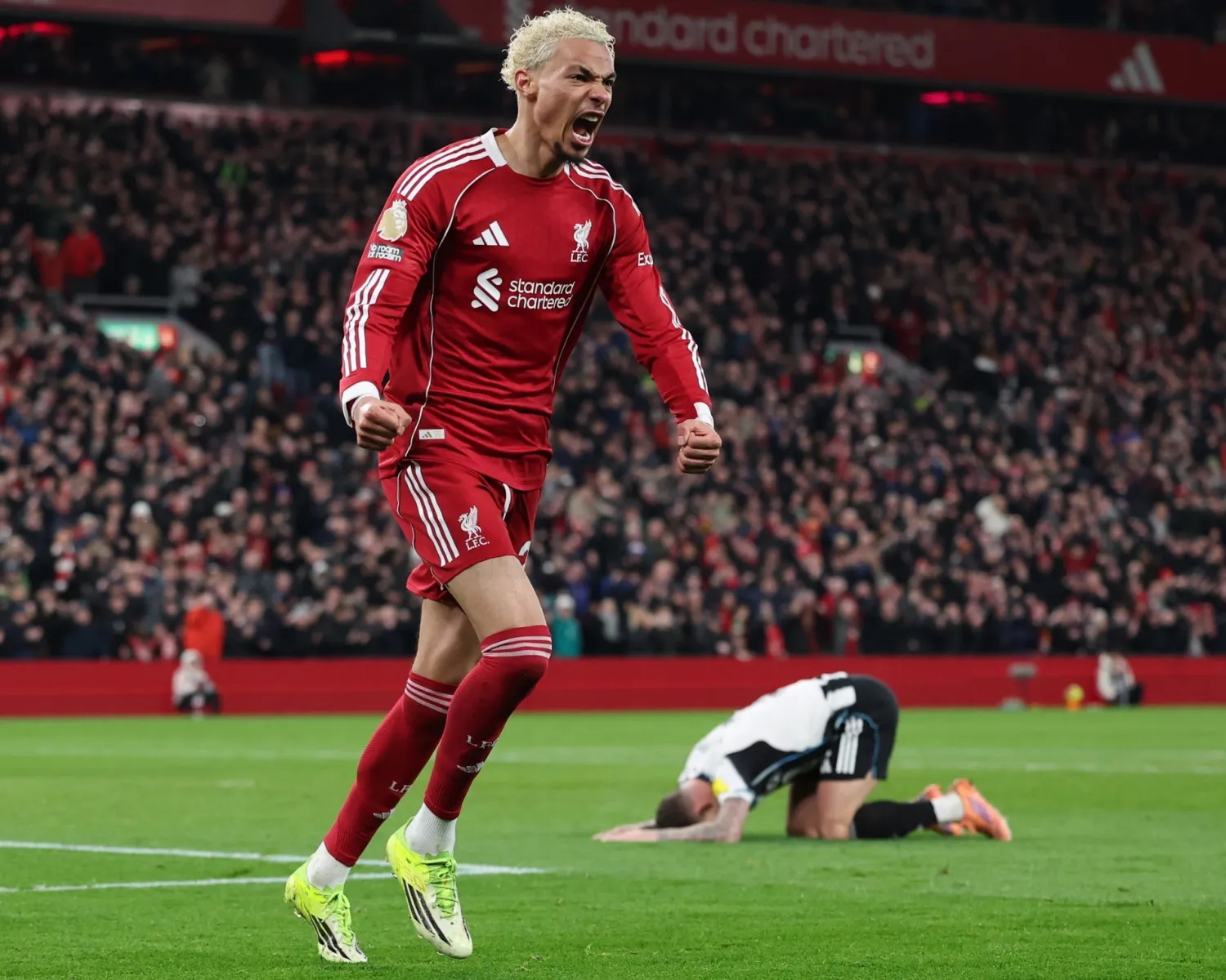 Qarabags opponent suffered a heavy defeat against Liverpool