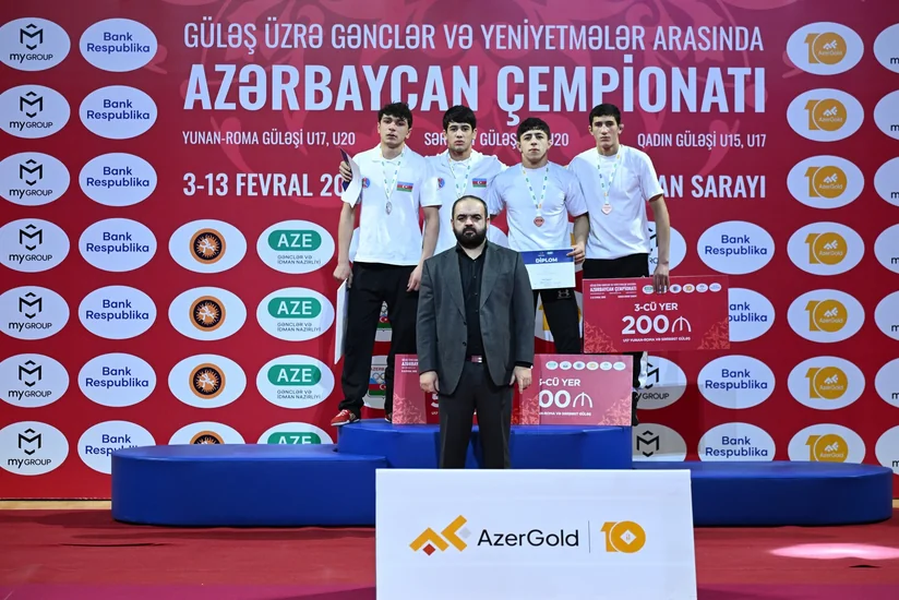 Azerbaijan U Wrestling Championship in Ganja concludes