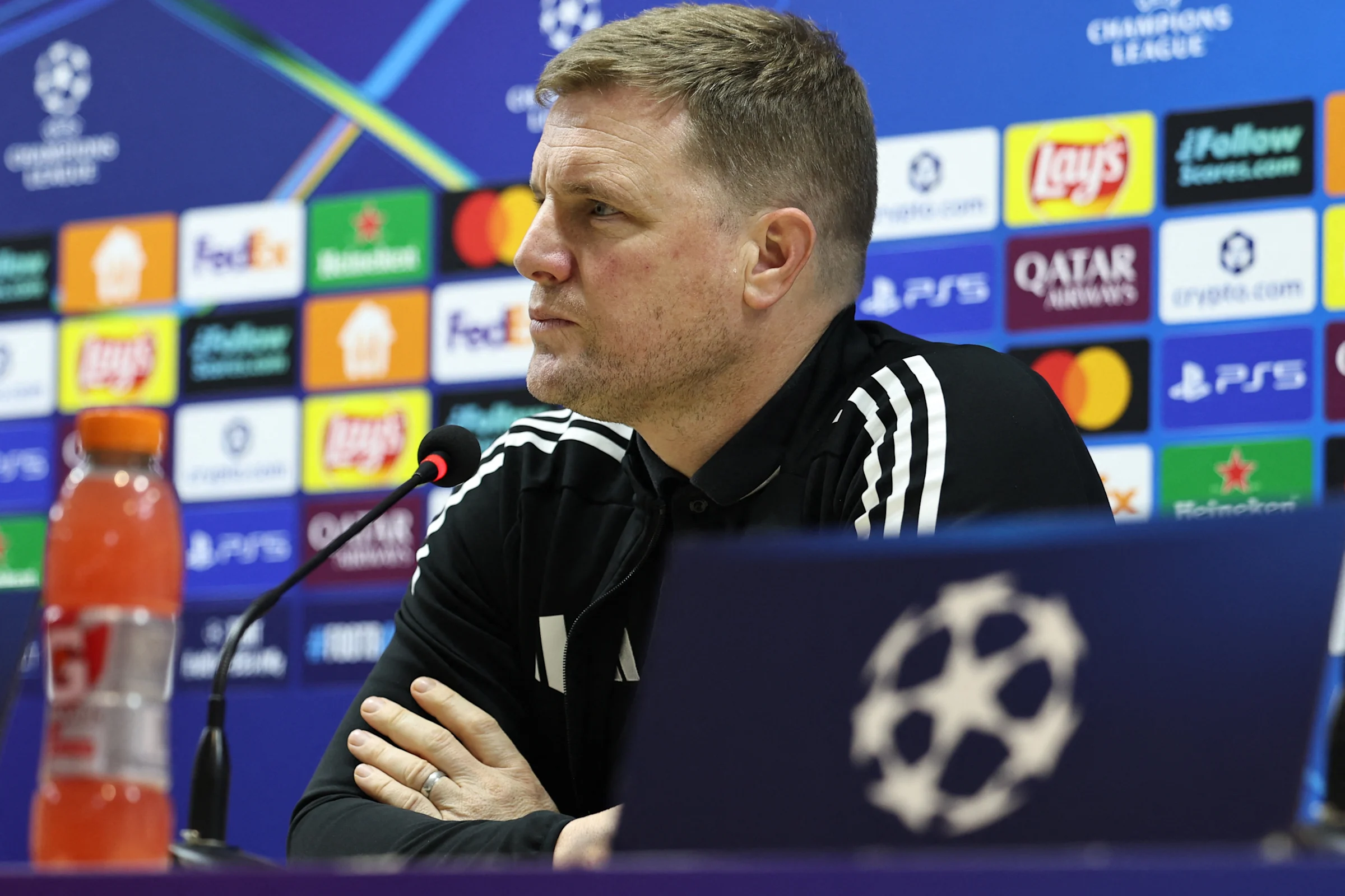 Eddie Howe We expect a challenging match against Qarabag