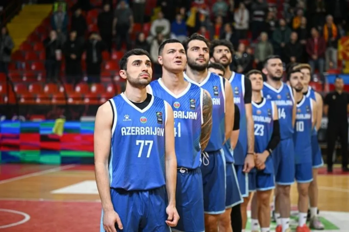 Azerbaijans national basketball team will face Ireland on the road today