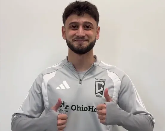 Nariman Akhundzade joins Columbus Crew for training