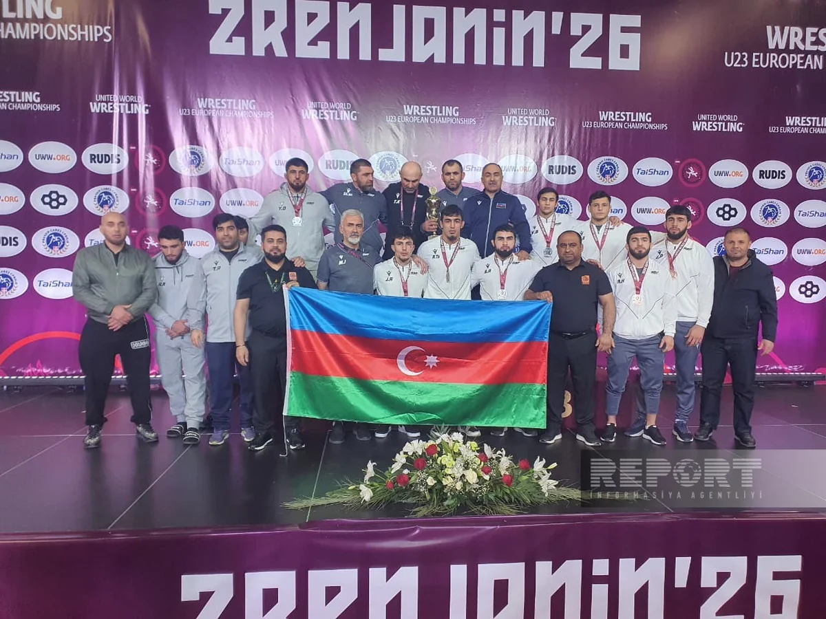 Azerbaijan finishes nd at U European Wrestling