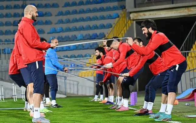 Azerbaijan national team training in PHOTOS