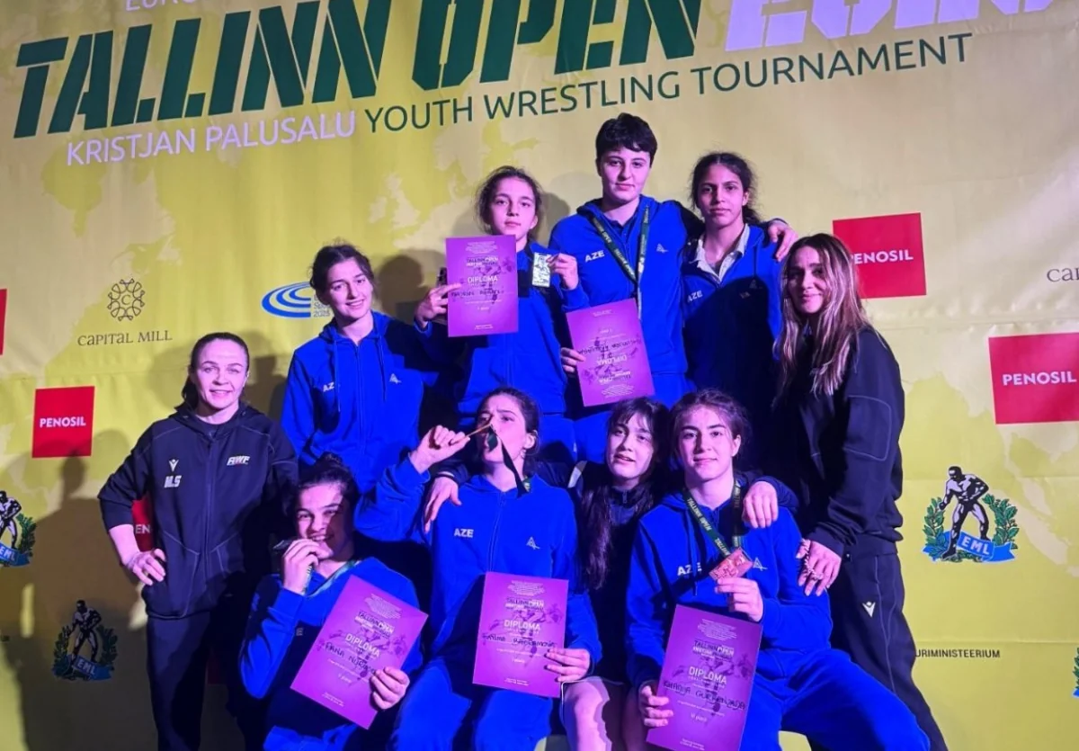 Azerbaijani Wrestlers Secure  Medals at Tallinn Open
