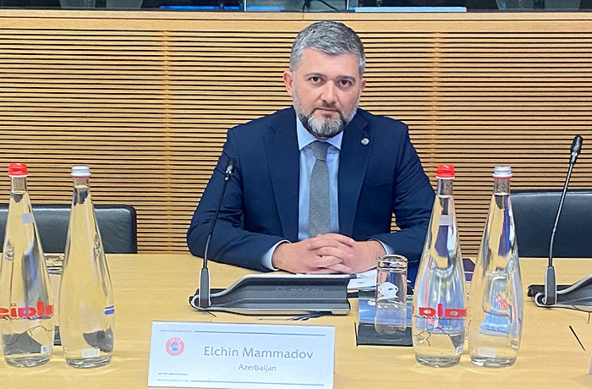 AFFA Official at UEFA Meeting