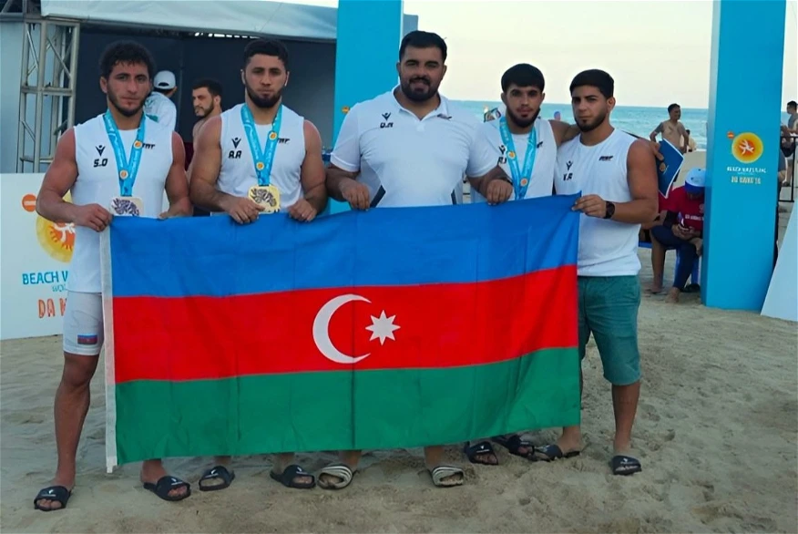 Successful Start for Azerbaijan at Beach Wrestling Season Opener