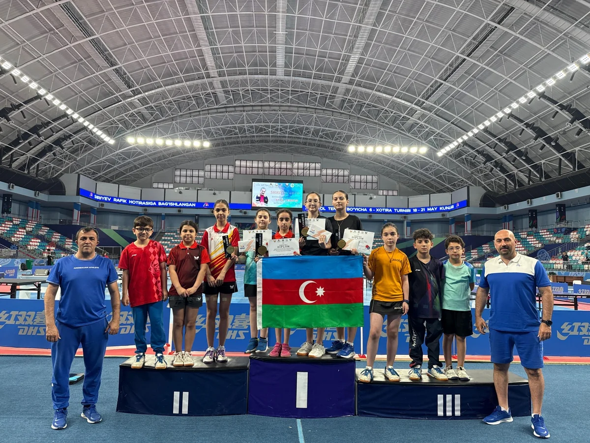 Azerbaijani Table Tennis Players Win  Medals in Uzbekistan