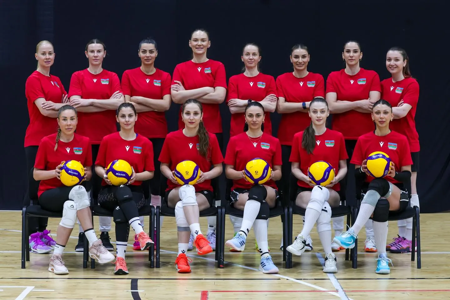 Azerbaijan womens volleyball team ends training abroad