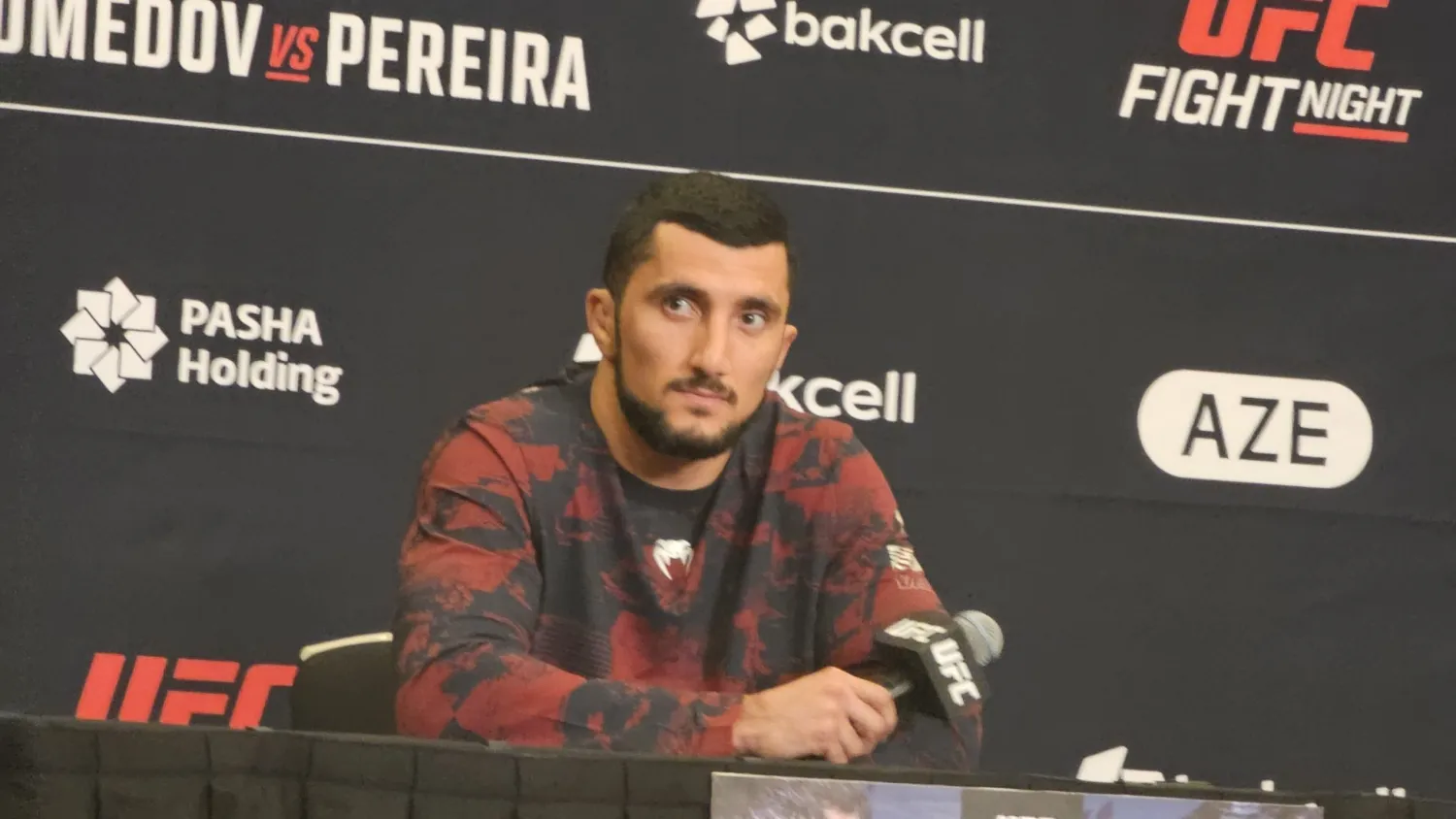 I hope the opponent found someone in the corner  Farman Hasanov