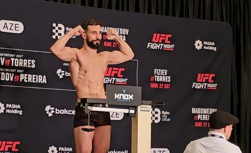 UFC Baku Official Weighin Results