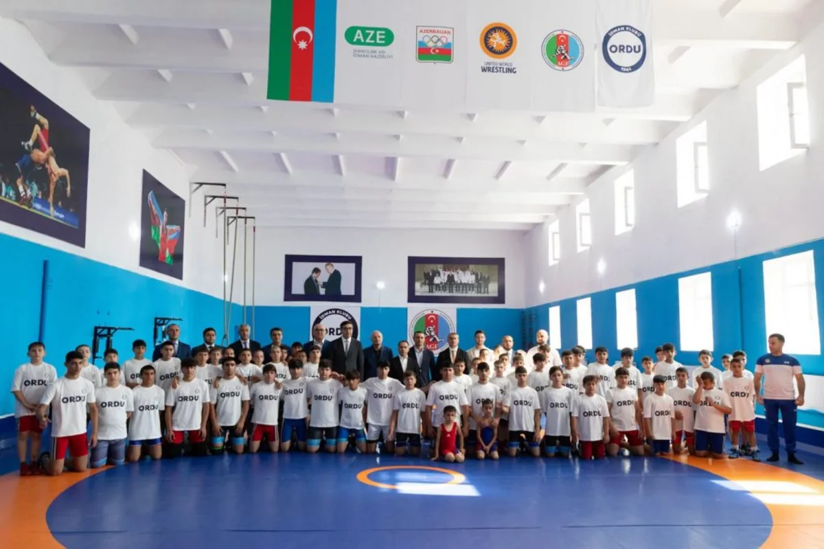 AGF Supports Regions New Wrestling Hall Opens in Mingachevir
