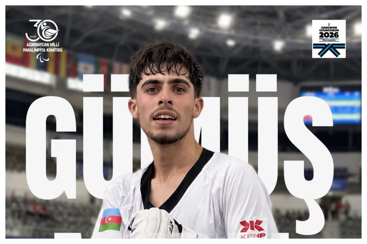 ParaTaekwondo Sabir Zeynalov Wins Silver in South Korea