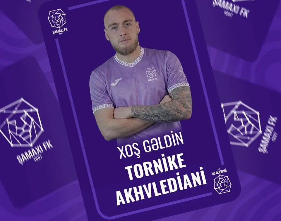 Shamakhi Signs Georgian Forward Tornike Axvlediani