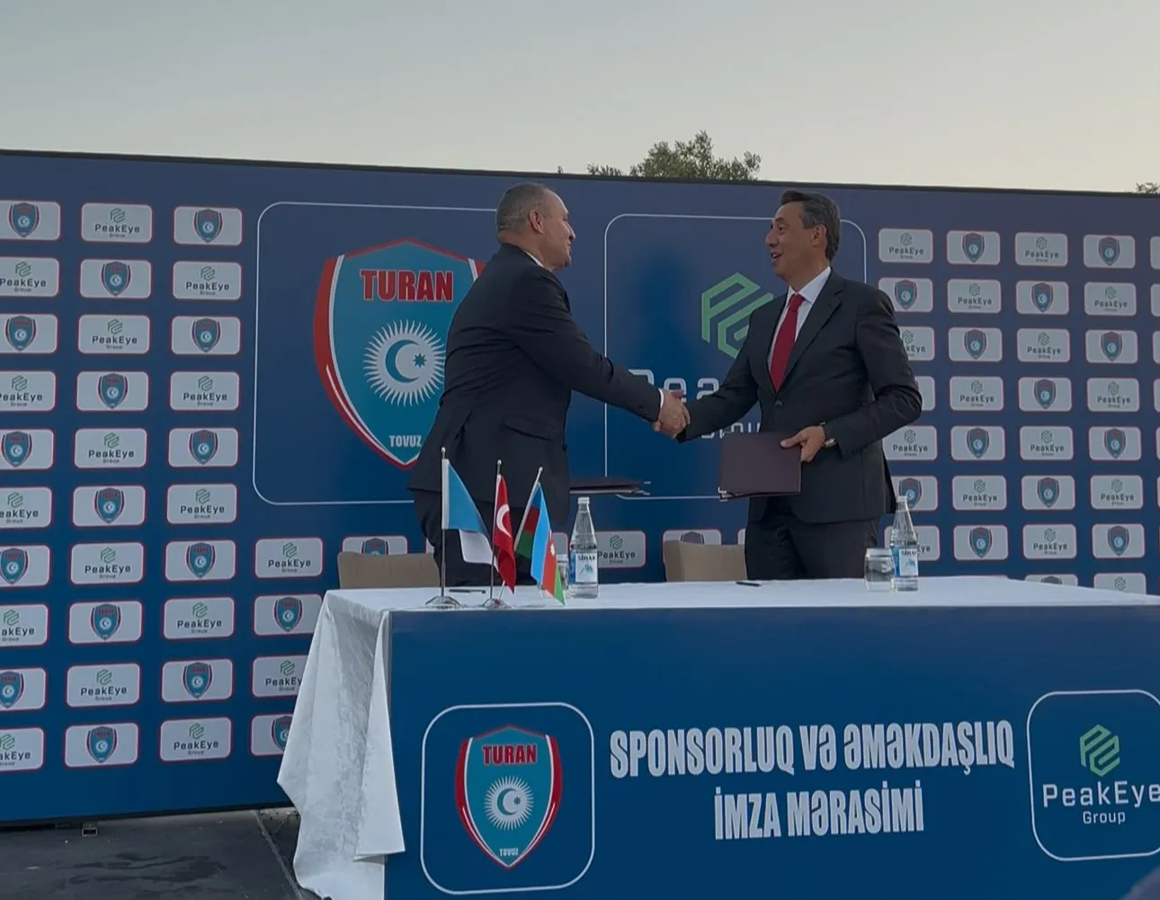 Turan Tovuz announce new partnership with PeakEye Group
