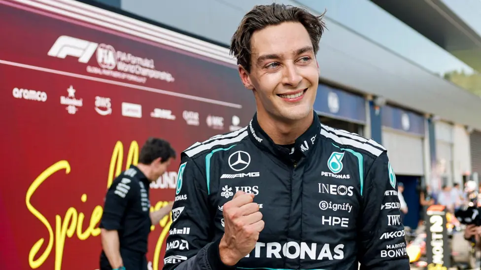 George Russell Takes Pole Position at Formula  Azerbaijan Grand Prix