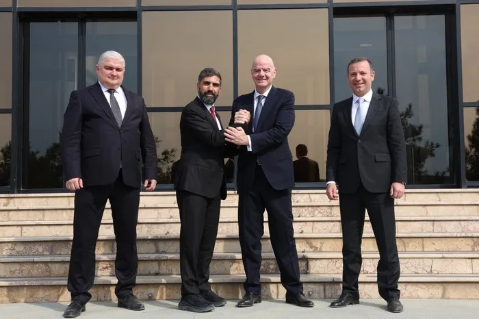 FIFA President Infantino Visits Baku