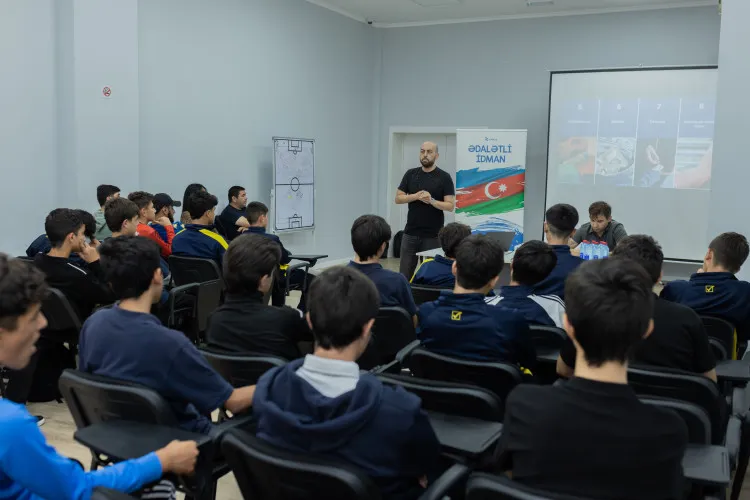 AMADA Holds Seminar at Kəpəz Football Club