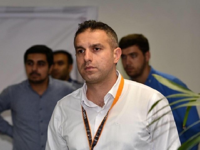 Zaur HajiMaharramov in the UEFA Youth League match