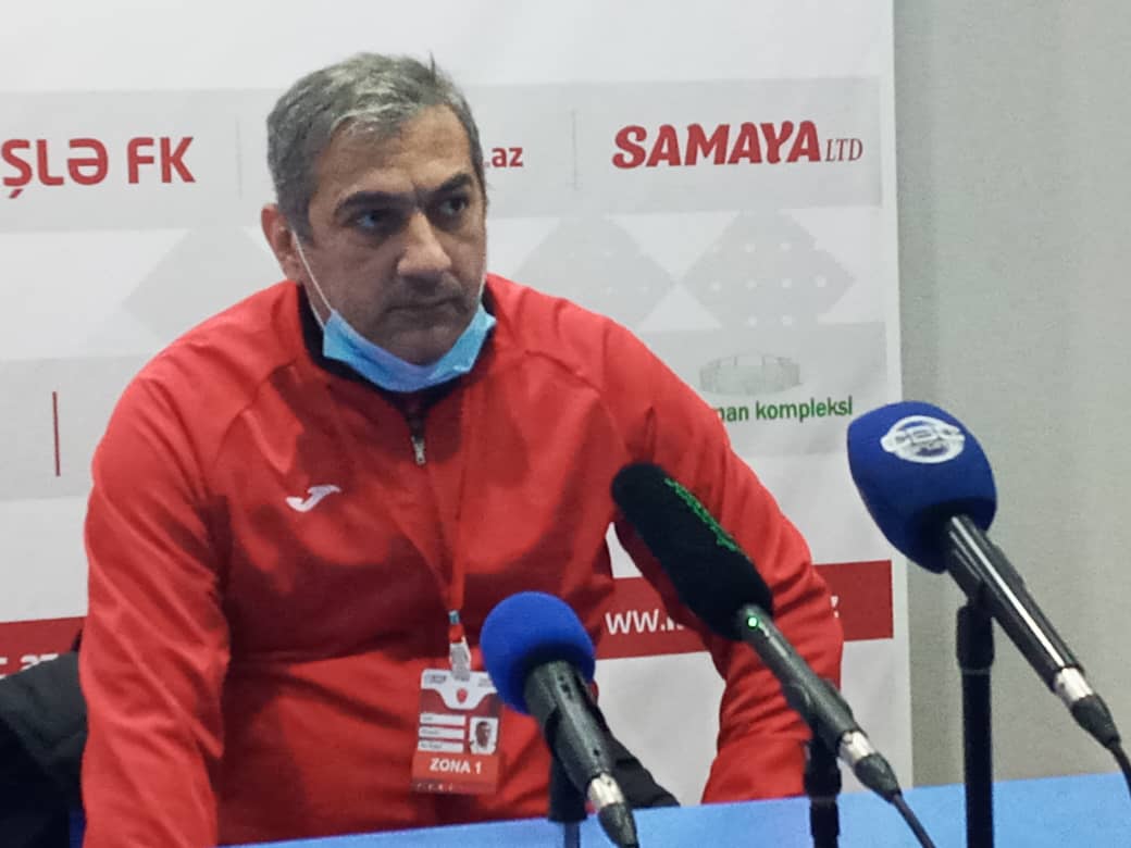 Yunis Huseynov was angry with the players landslide