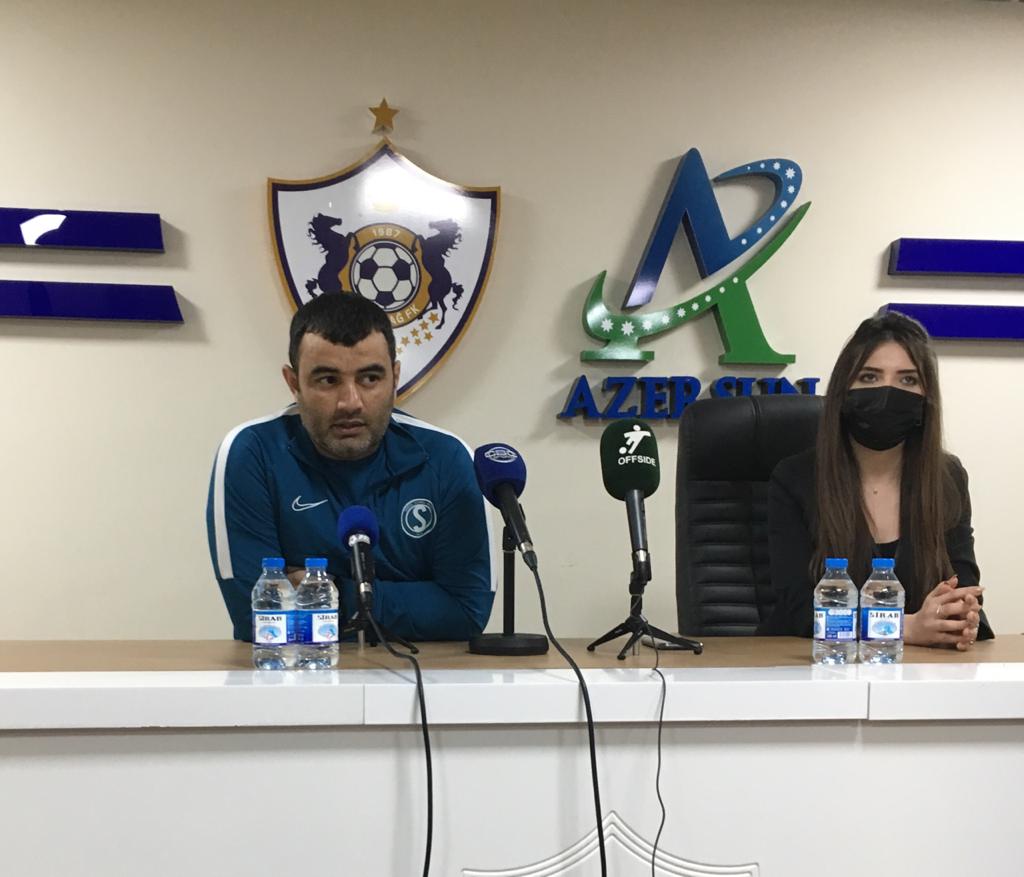 Negotiations are underway with the Northern Macedonian player Aftandil Hajiyev said