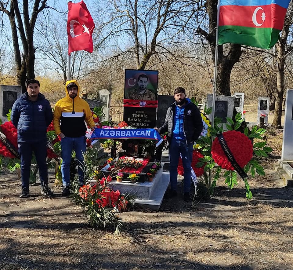 Fans visited Gabala Fariz Najafov was presented with a scarf  PHOTO