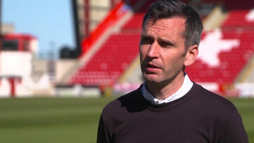 The pitch was hurting the players said the Aberdeen boss