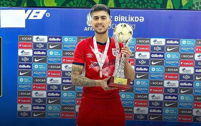 A member of the Azerbaijan national team in the Indonesian club