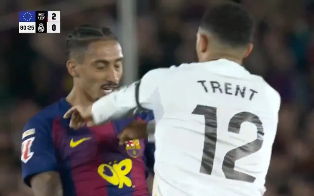 Barselona  Real Madrid oyununda ara qızışdı  VİDEO