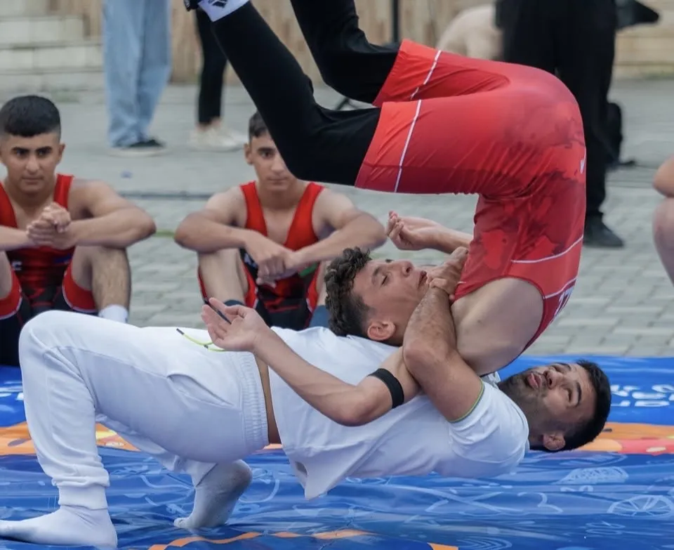 Lənkəranda güləş festivalı keçirilib