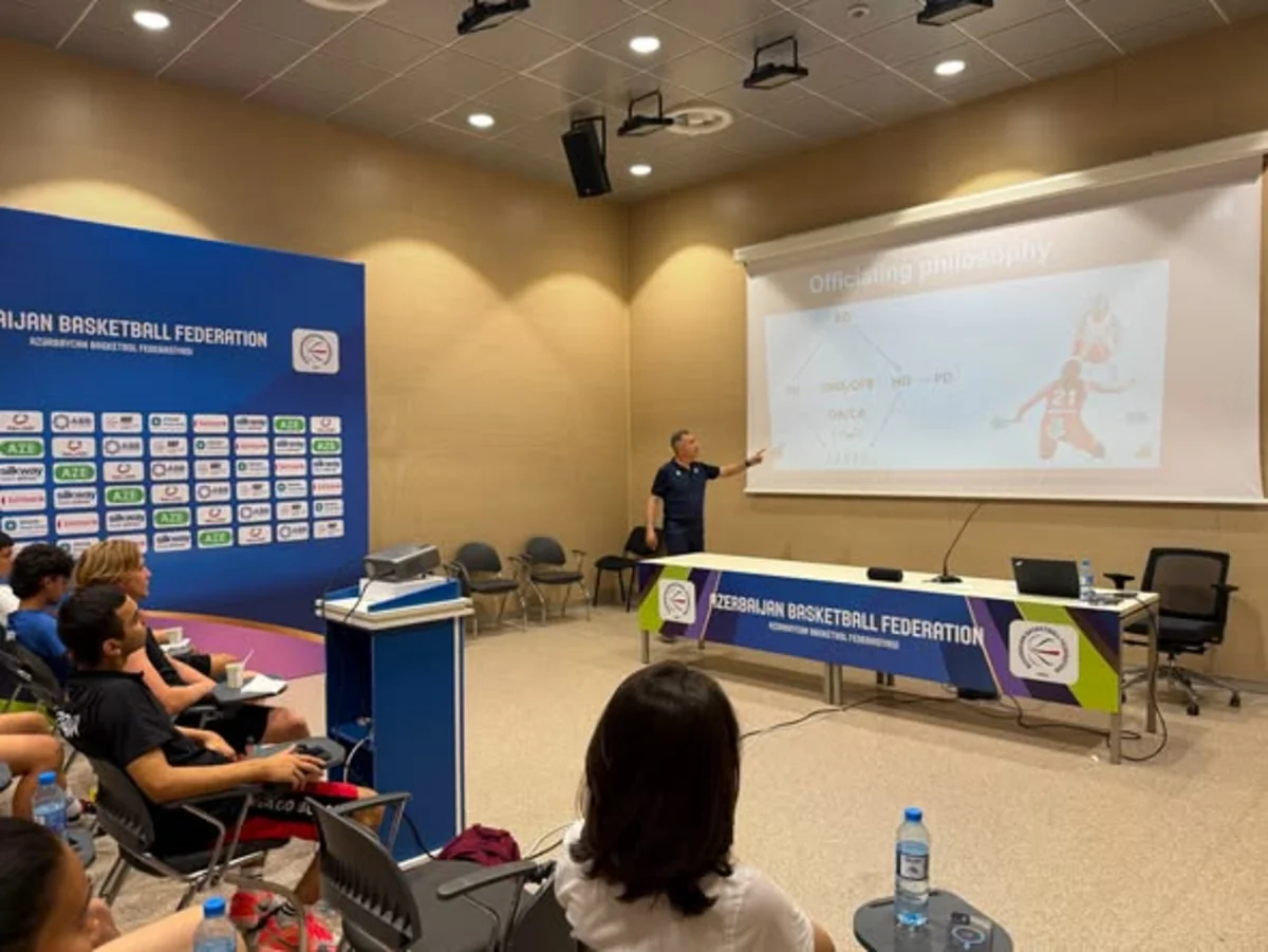 Gənc basketbol hakimləri üçün iki günlük seminar keçirilib