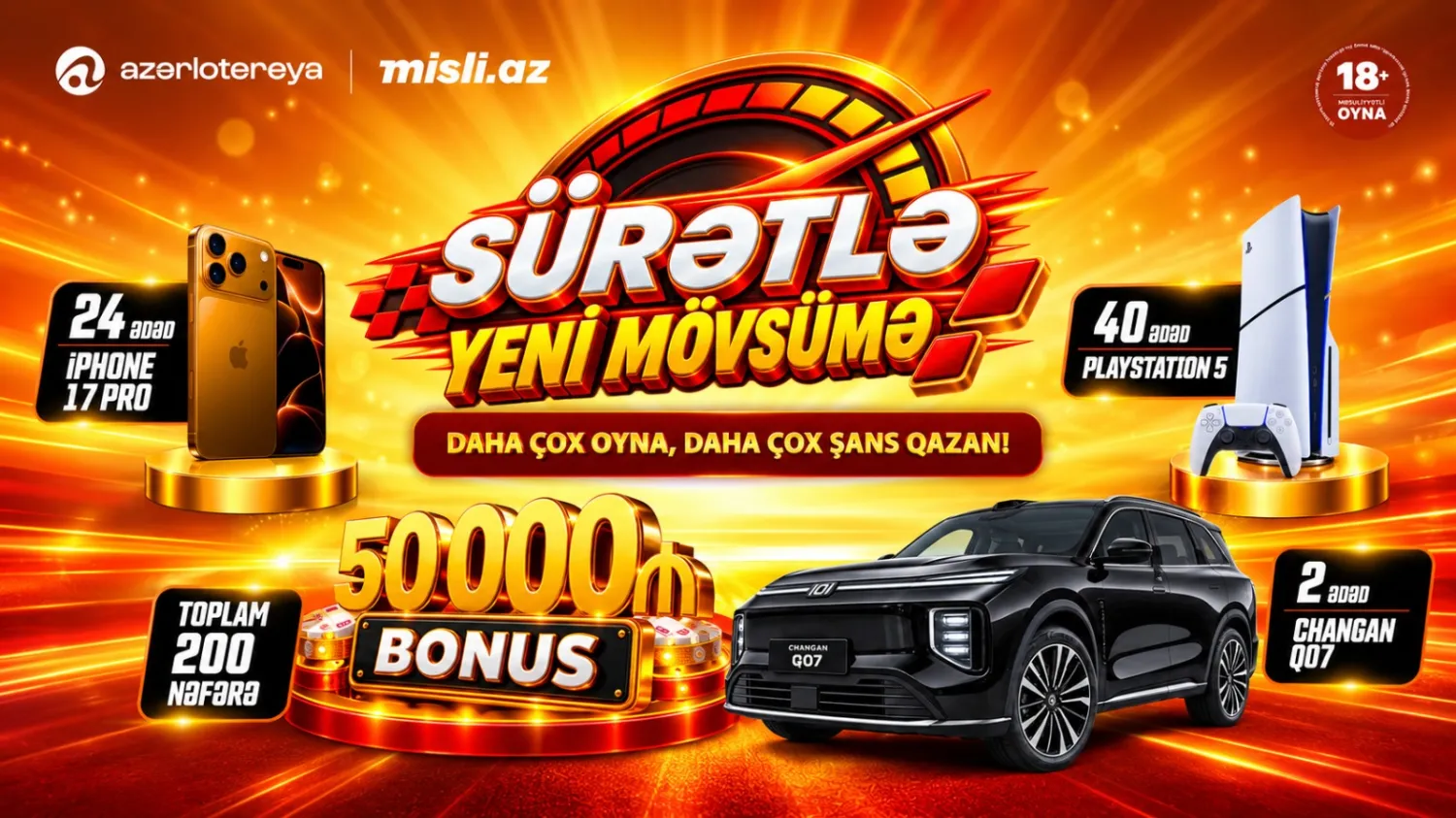 Misliazda Sürətlə Yeni Mövsümə kampaniyası başladı 