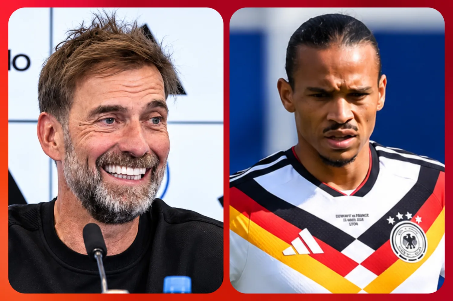 Yürgen Klopp Leroy Saneni milli komandanın heyətinə daxil etməyib