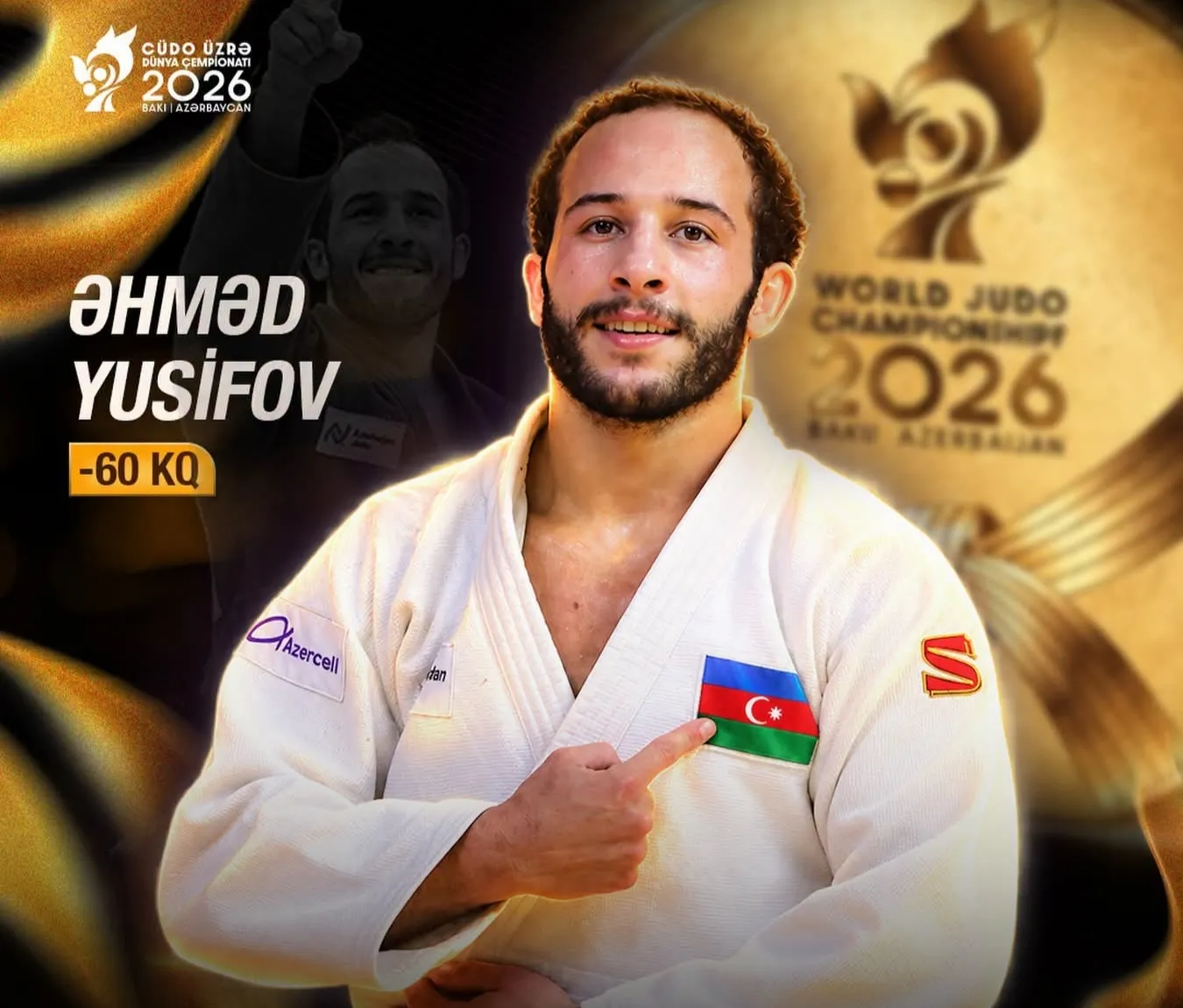 Cüdoçumuz Əhməd Yusifov dünya çempionu olub 