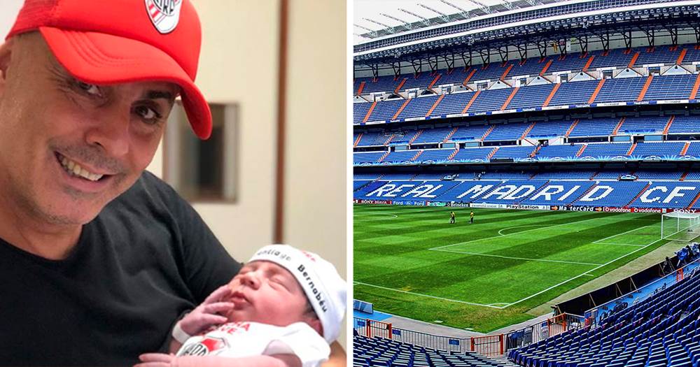 FİFA hakimi oğluna məşhur stadionun adını qoydu  FOTO
