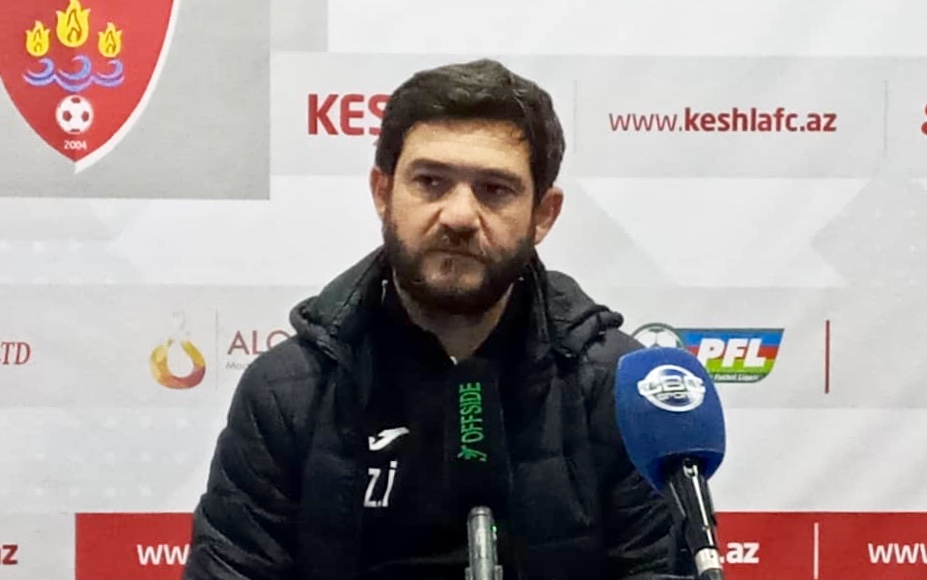 Keşlənin məşqçisi məğlubiyyətin səbəbini göstərdi